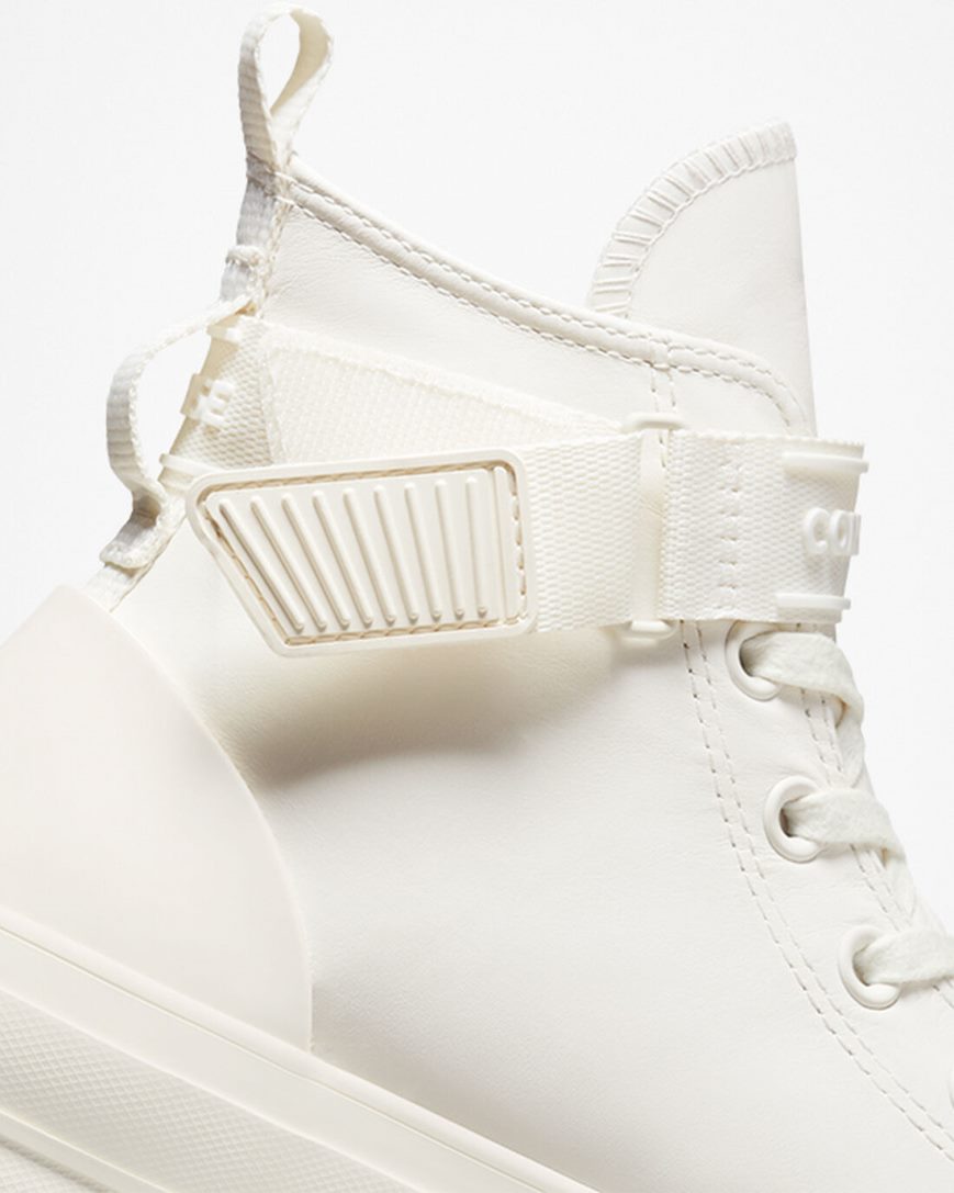 Women's Converse Chuck Taylor All Star Lift Leather Hike High Top Platform Shoes White | AU 5C984W